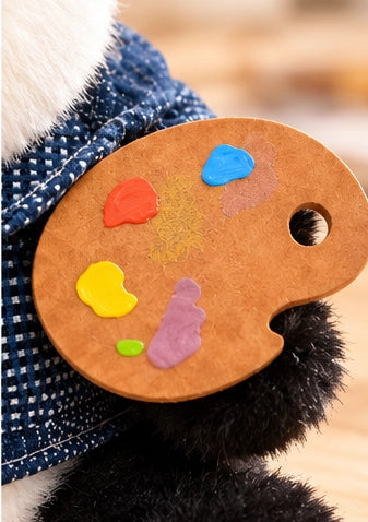 Detail of the Little Painter plush