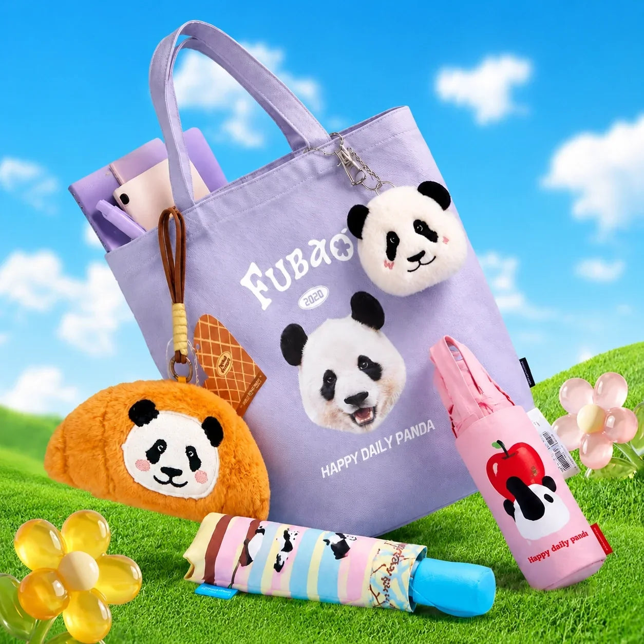 New Panda Companions: Panda Bags, Umbrellas & Everyday Accessories