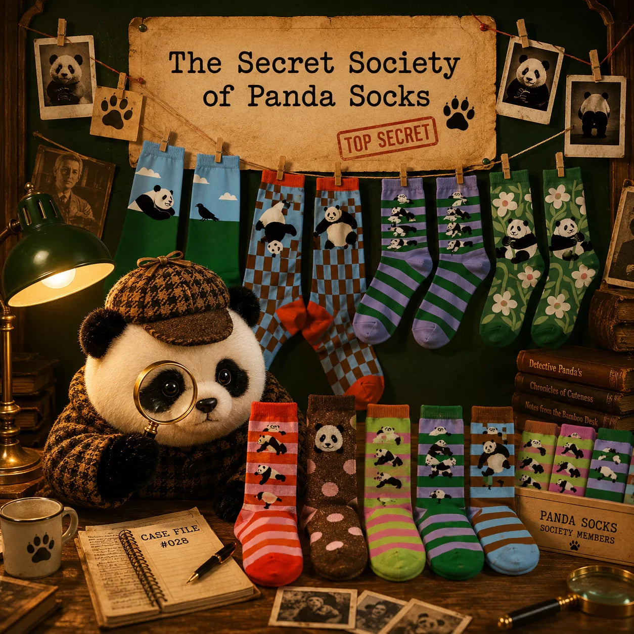 The Secret Society of Panda Socks