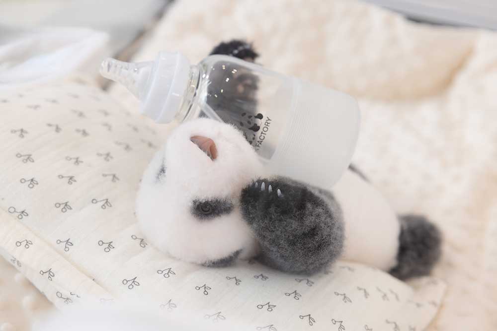 Newborn Panda Cub Plush – Sleeping & Awakening Editions