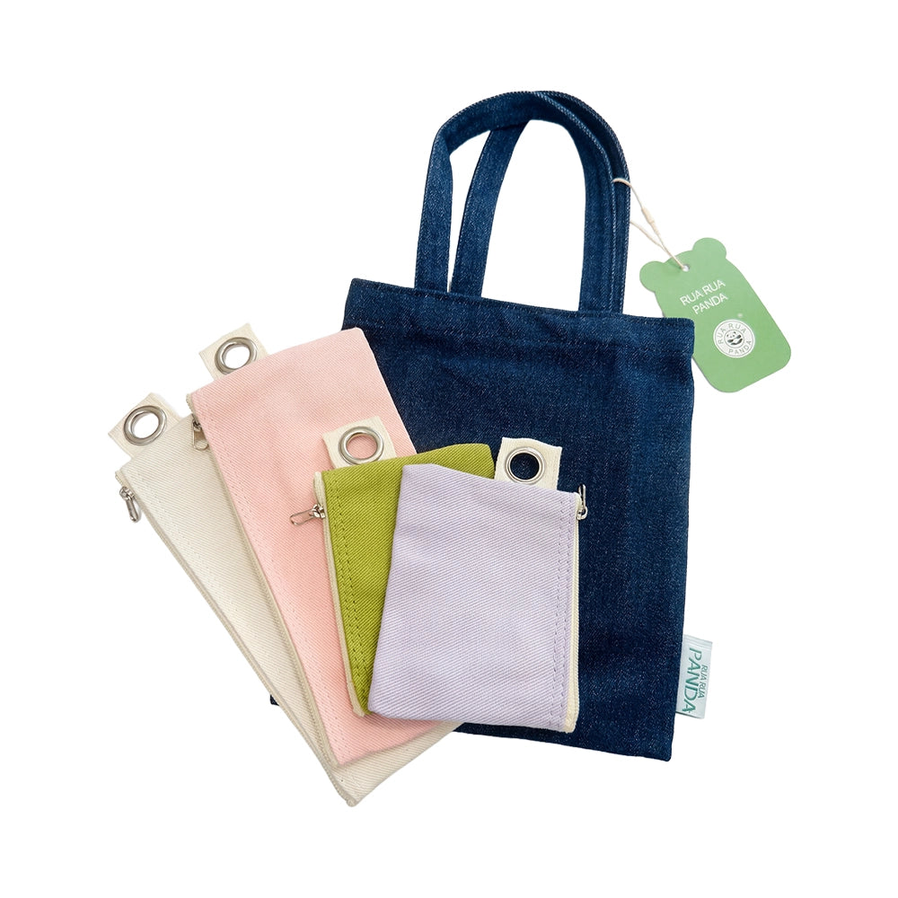 Customisable Canvas Pouch & Mini Tote