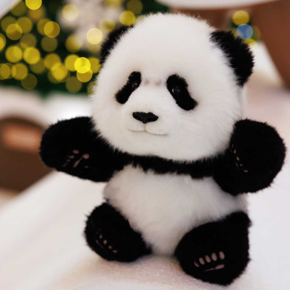 Big Head Panda Plush Toy – Yu Ai Panda (Classic & Poseable Editions)