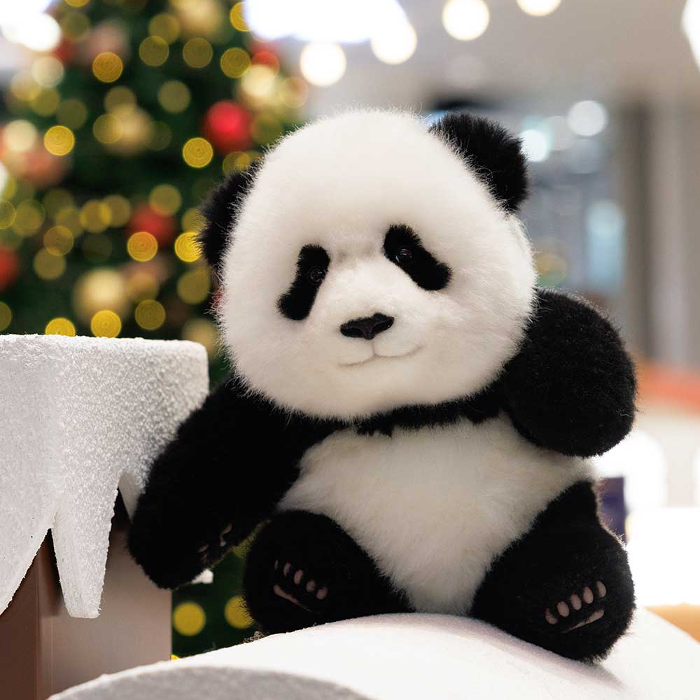 Big Head Panda Plush Toy – Yu Ai Panda (Classic & Poseable Editions)