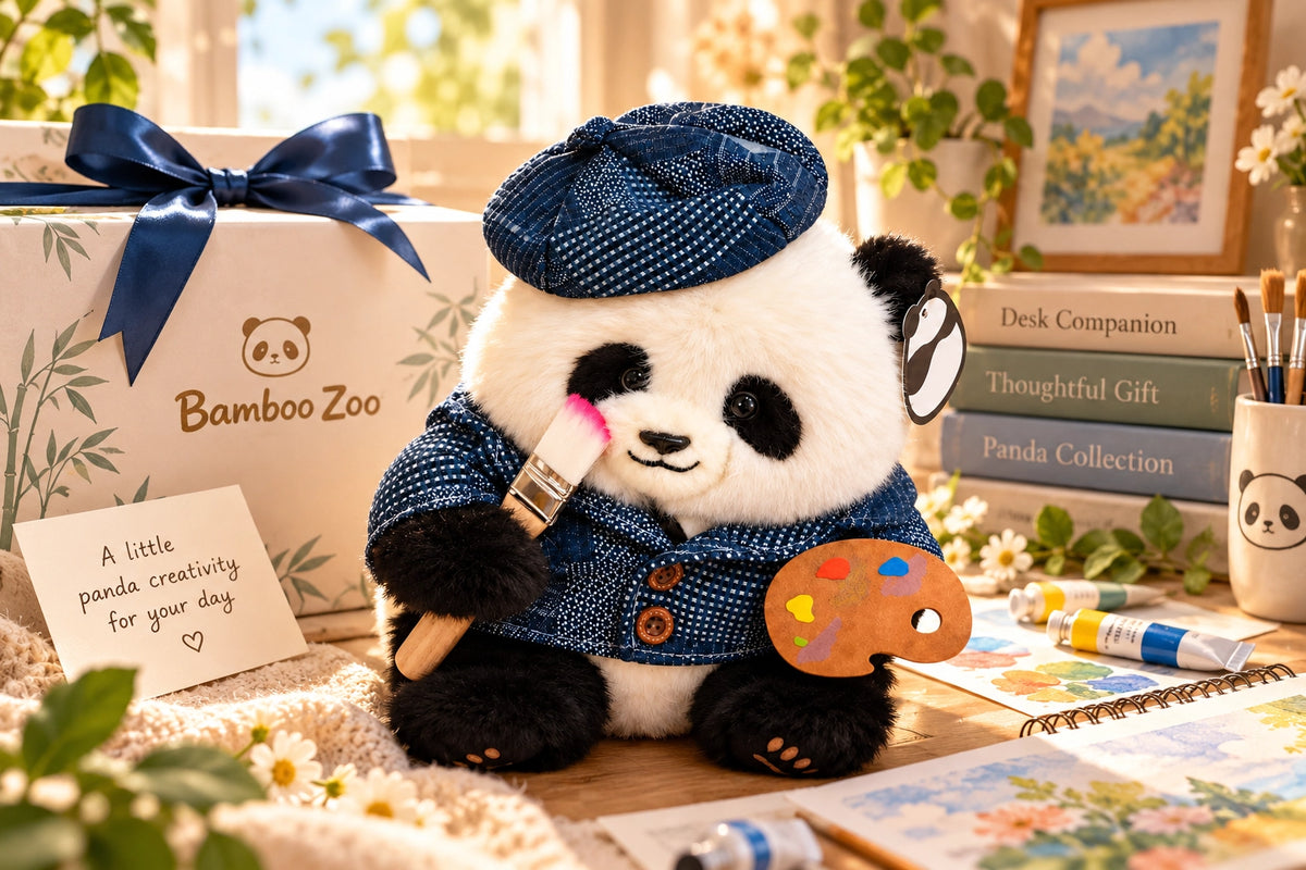 Artist Panda Plush – The Little Painter