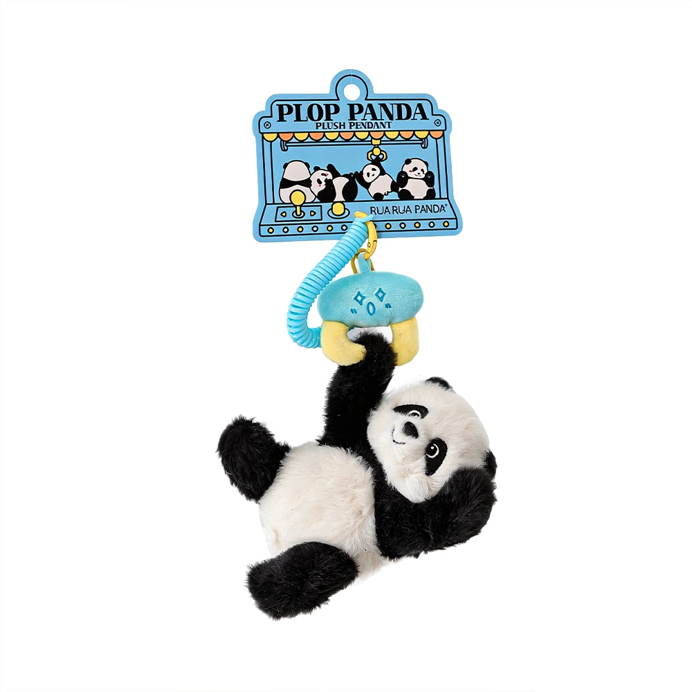 Catch the Panda Plush Hanging Charm – Blue