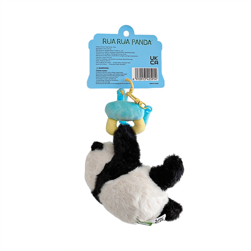 Catch the Panda Plush Hanging Charm – Blue