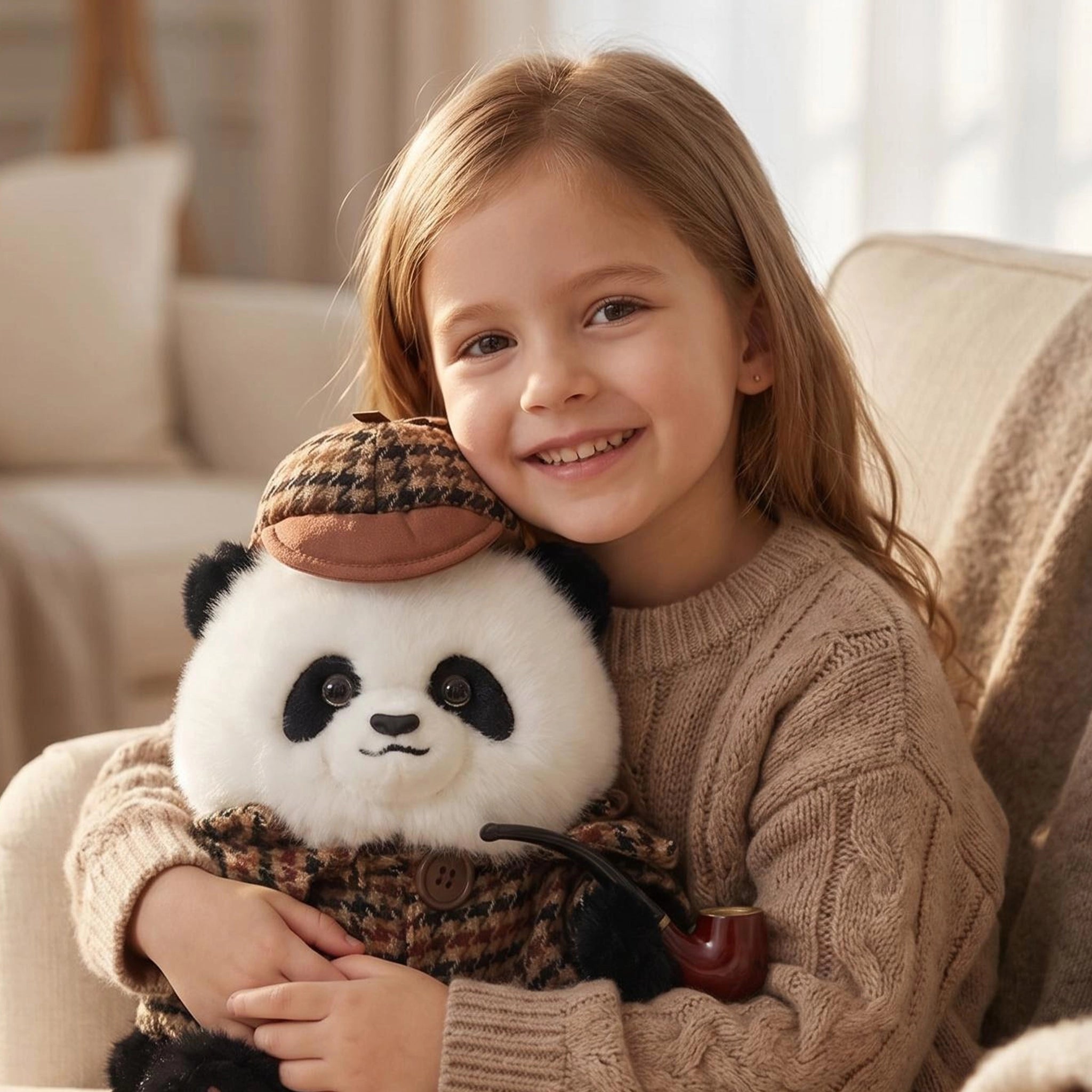 Detective Panda Plush – UK Edition