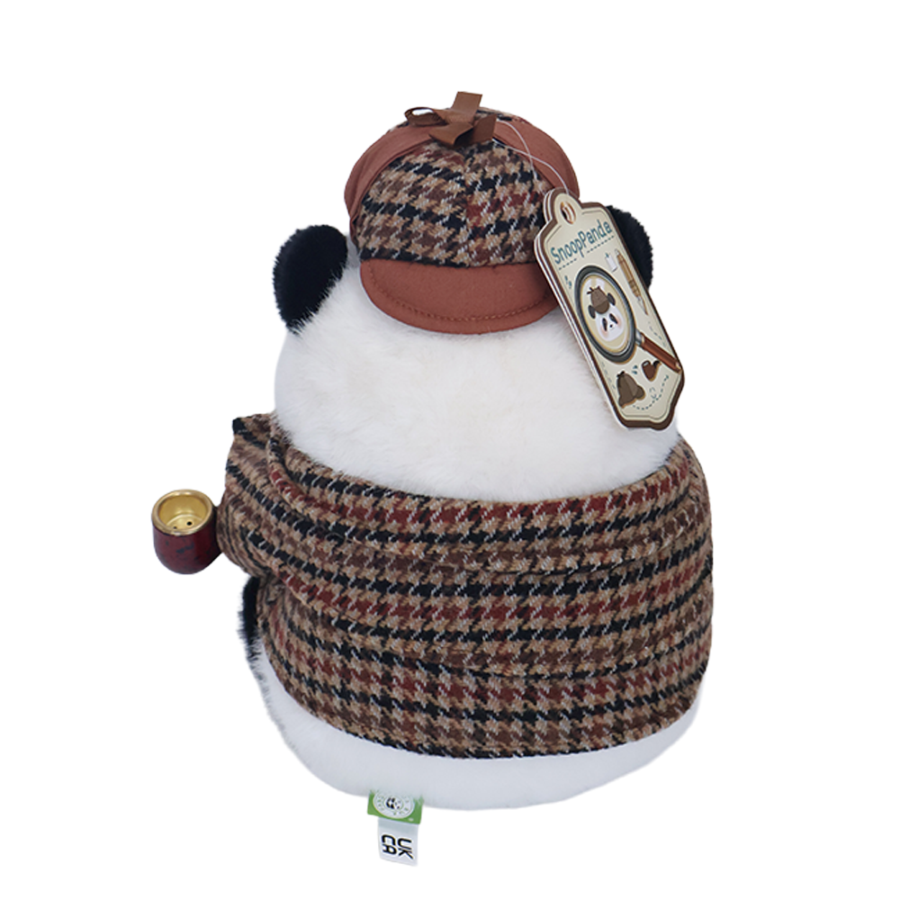 Detective Panda Plush Toy – British Tweed Explorer