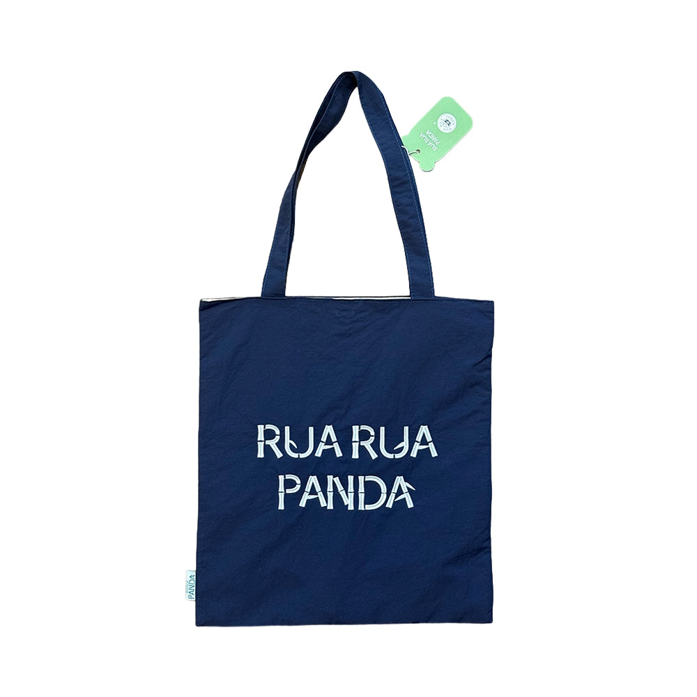 Embroidered Panda Tote