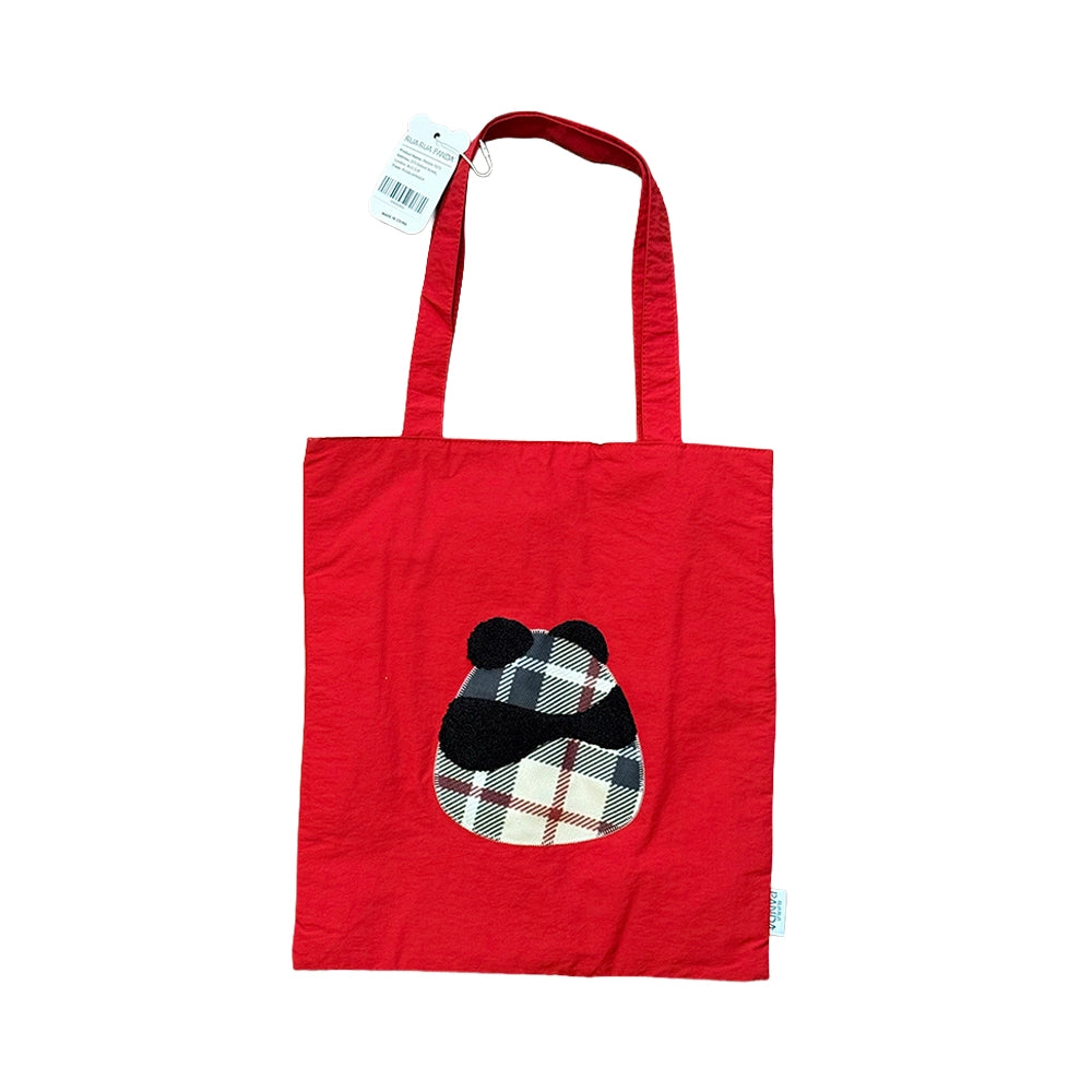 Embroidered Panda Tote