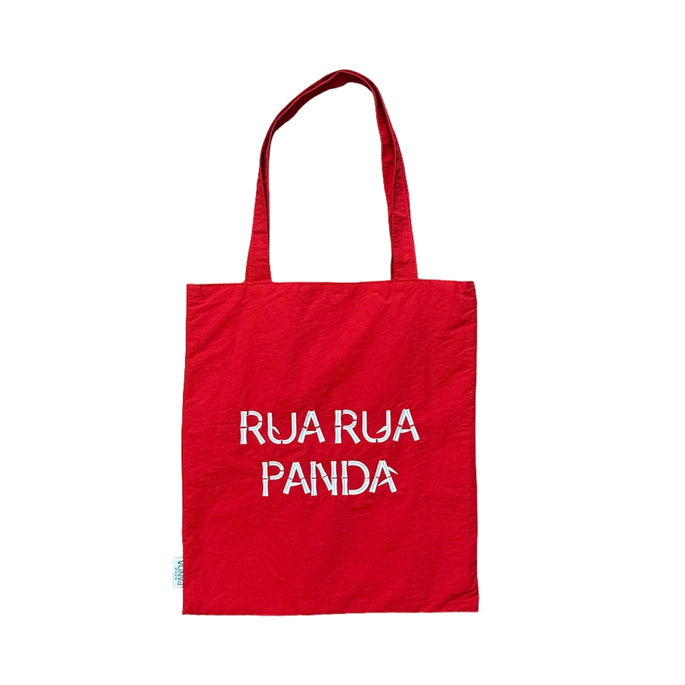 Embroidered Panda Tote