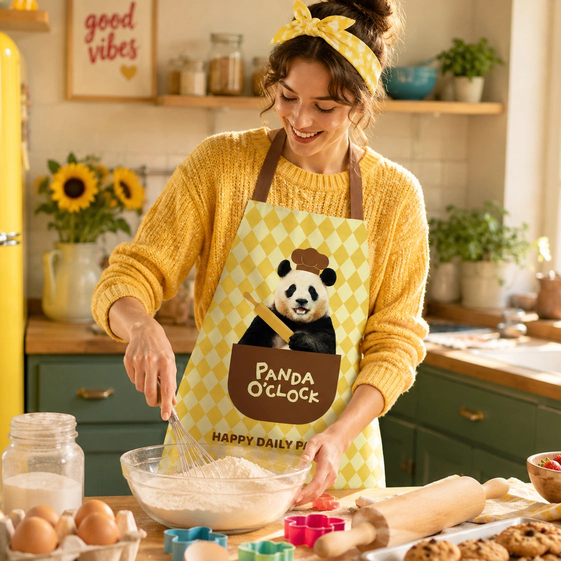 Fu Bao Apron Yellow Without Pocket