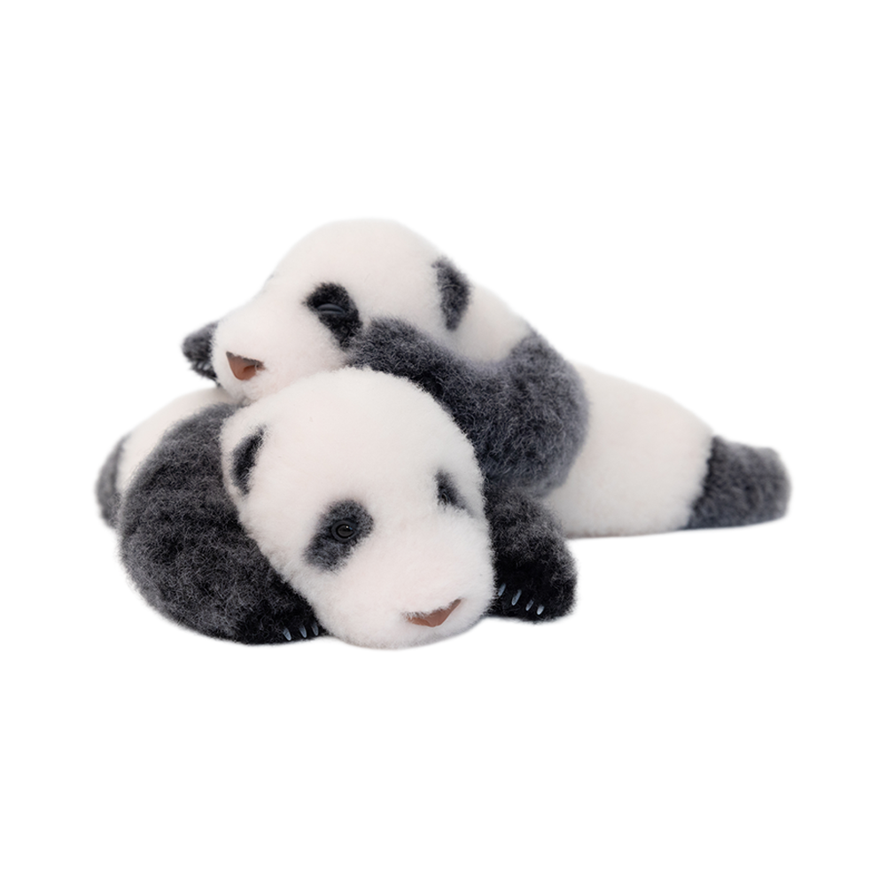 Newborn Panda Cub Plush (Eyes Open)
