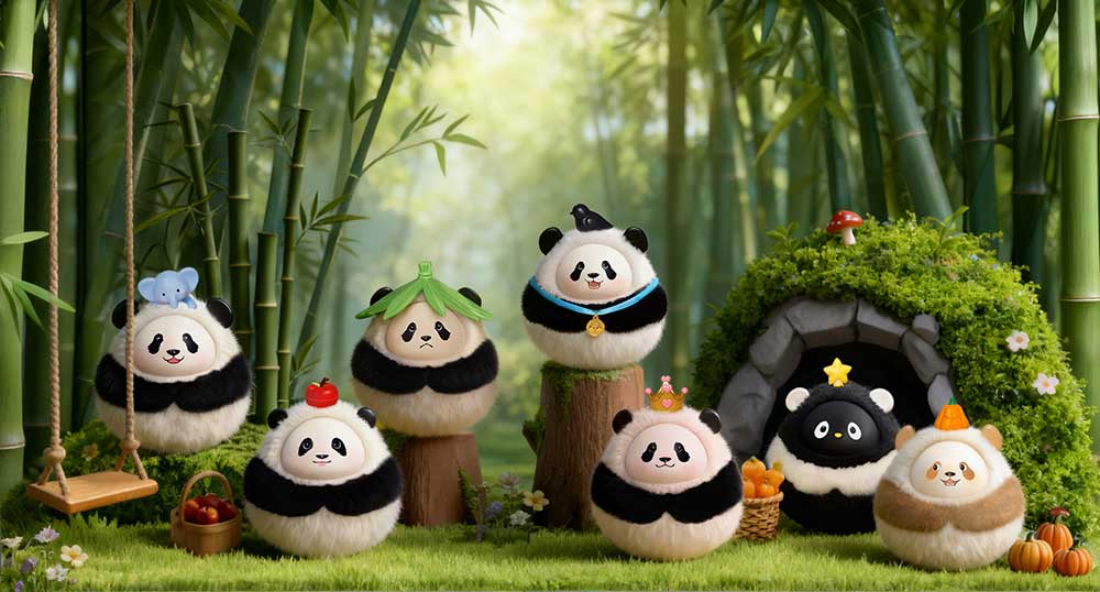 Panda Wobbler Mystery Box（Wool）