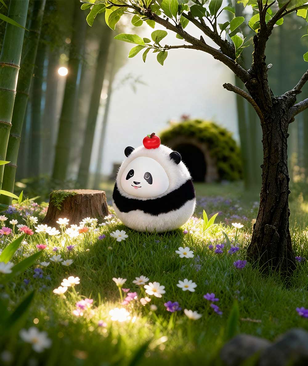 Panda Wobbler Mystery Box（Wool）