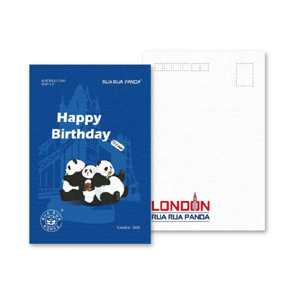 Panda Postcard Collection – Birthday, Anniversary, New Year & Thank You