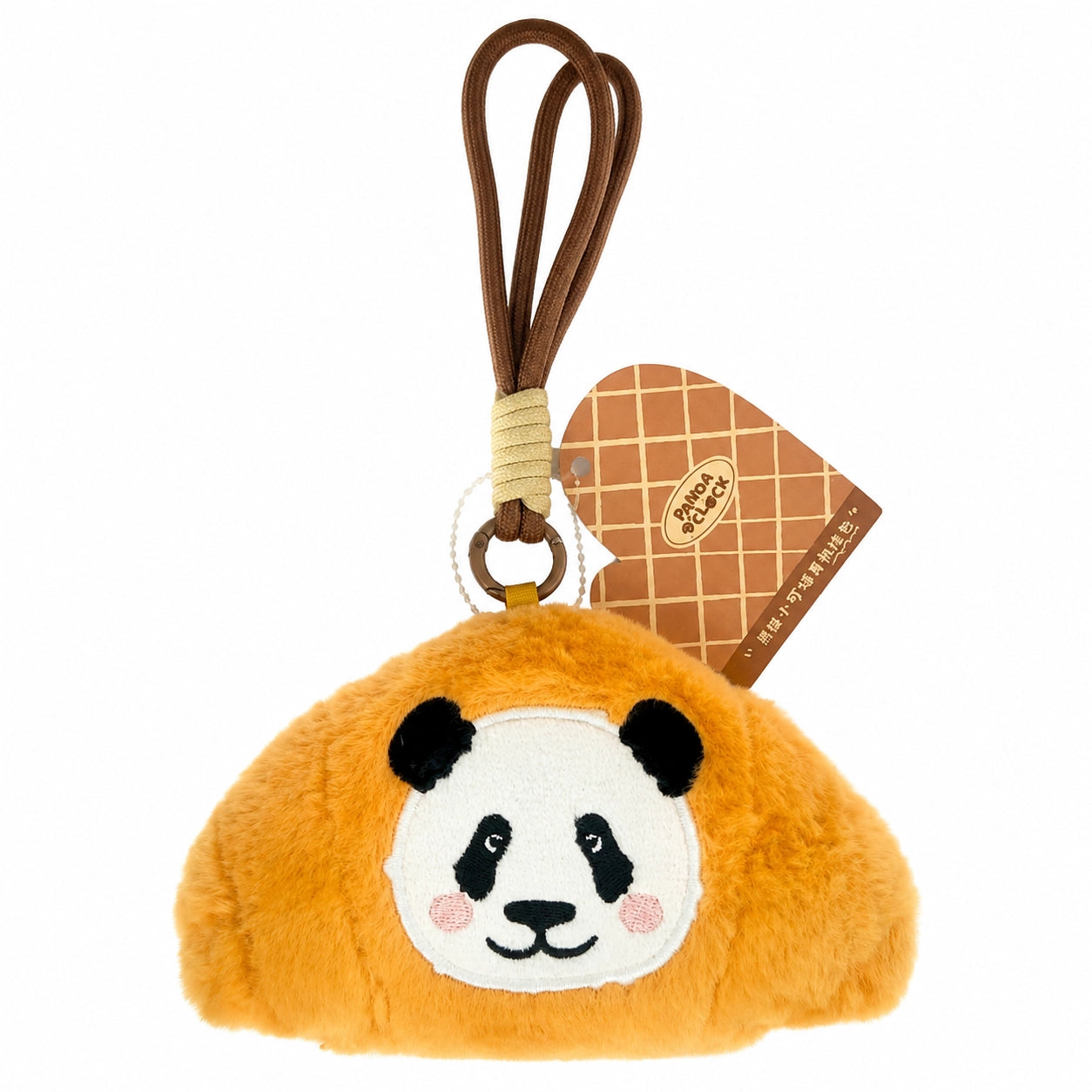 Panda Croissant Plush Earphone Case