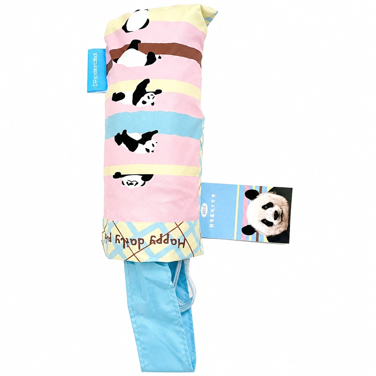 Panda Highlight Card Umbrella Clear Sky Design