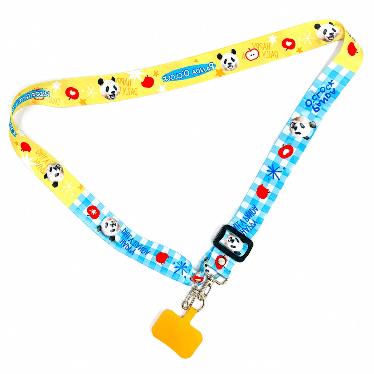 Panda Multipurpose Lanyard Yellow And Blue