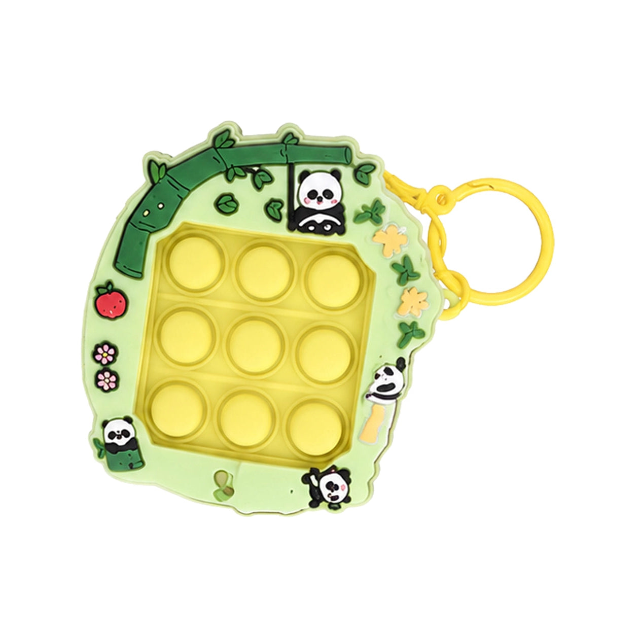Panda Pop It Fidget Keyring