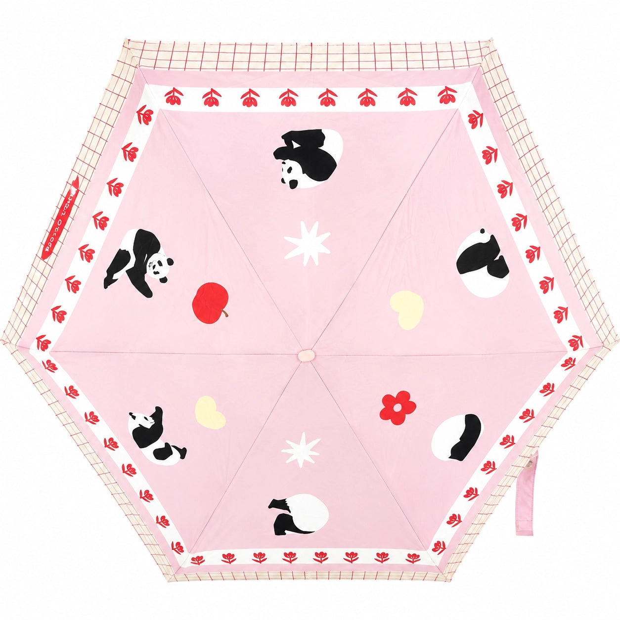 Rotating Panda Card Umbrella Garden Design