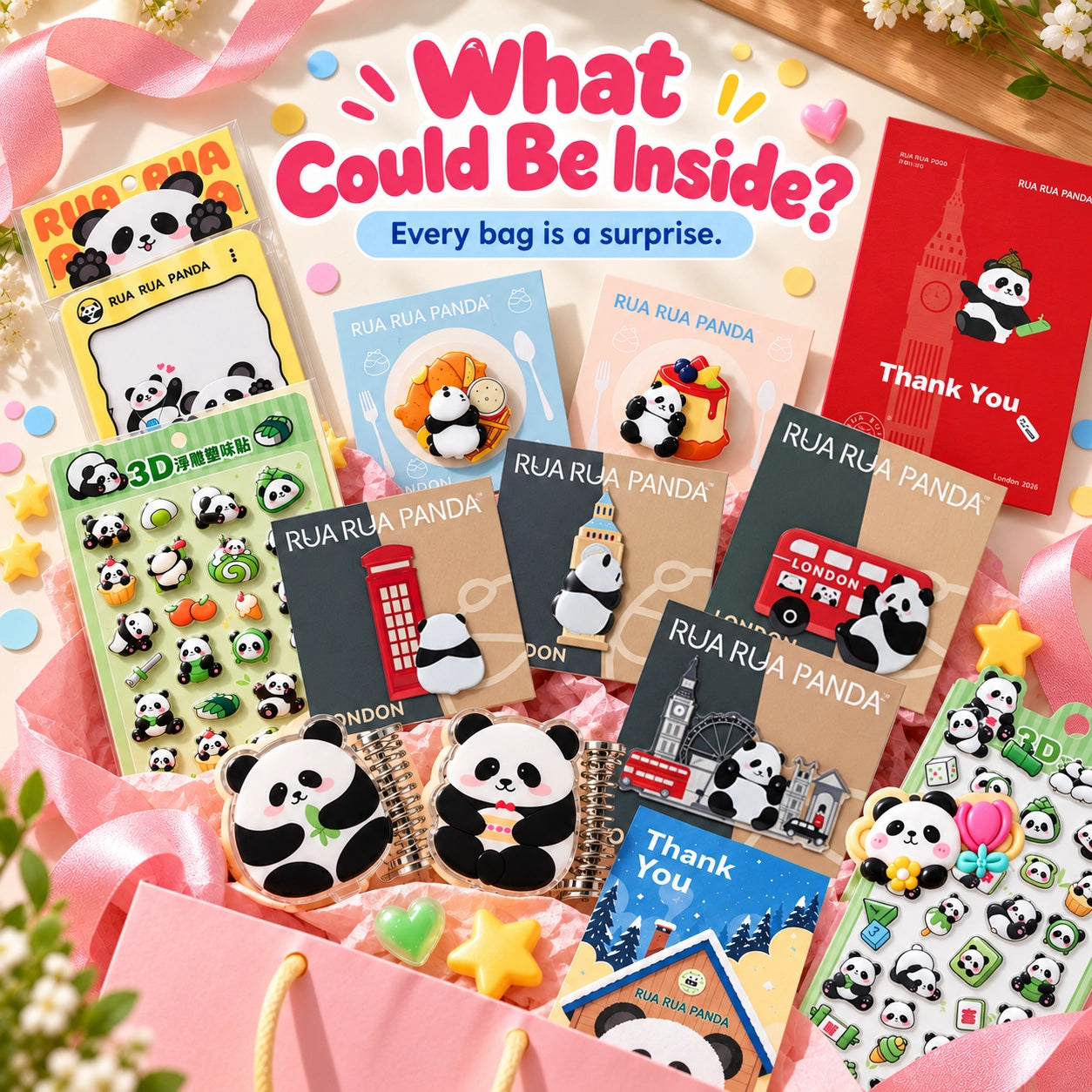 Panda Mystery Party Bags
