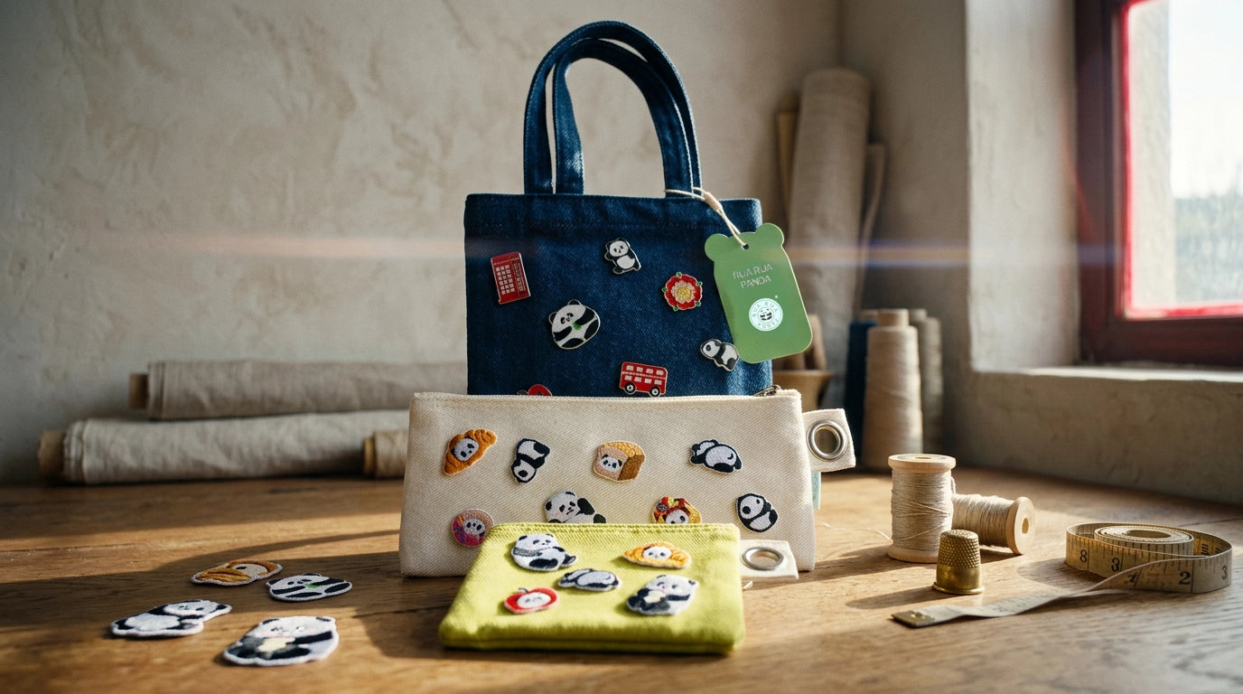 Build Your Own Panda Patch Pouch